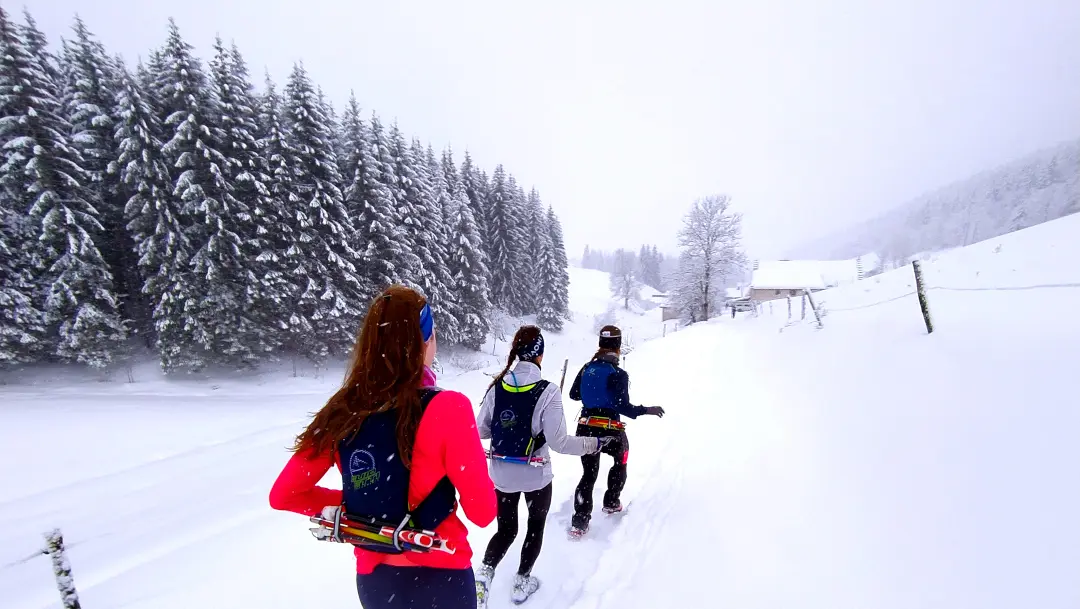 Stage trail et ski de fond dans le Vercors Stage trail et ski de fond dans le Vercors