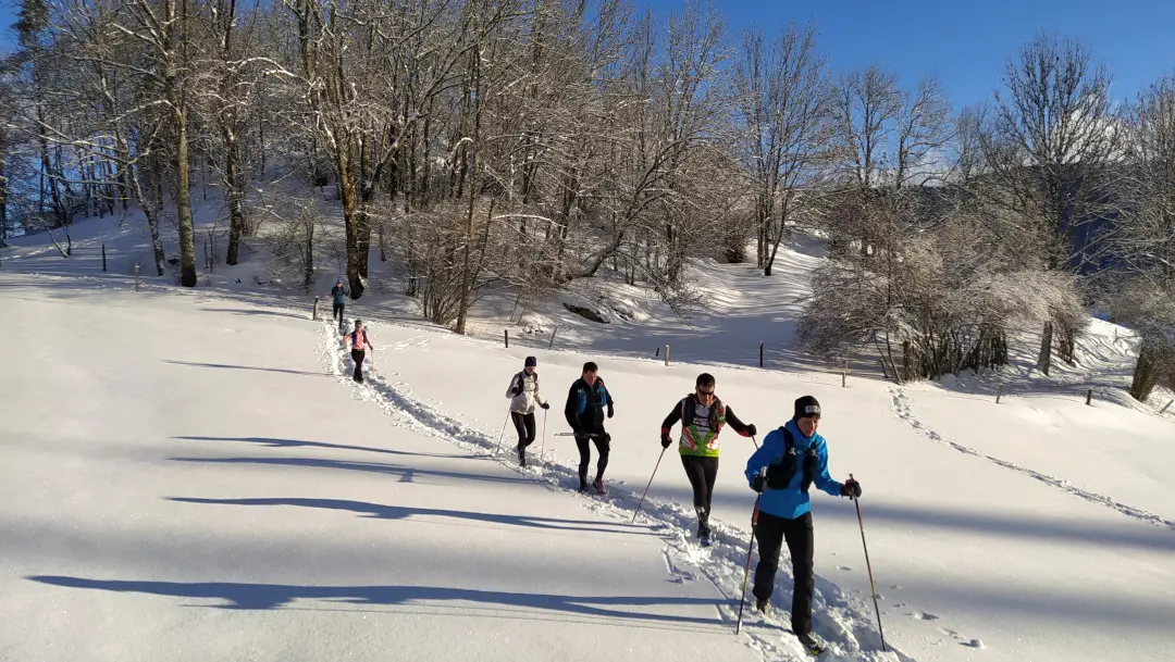 Stage trail et ski de fond dans le Vercors