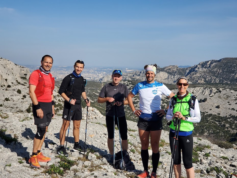 calanques trail mars 2022 groupe de trail