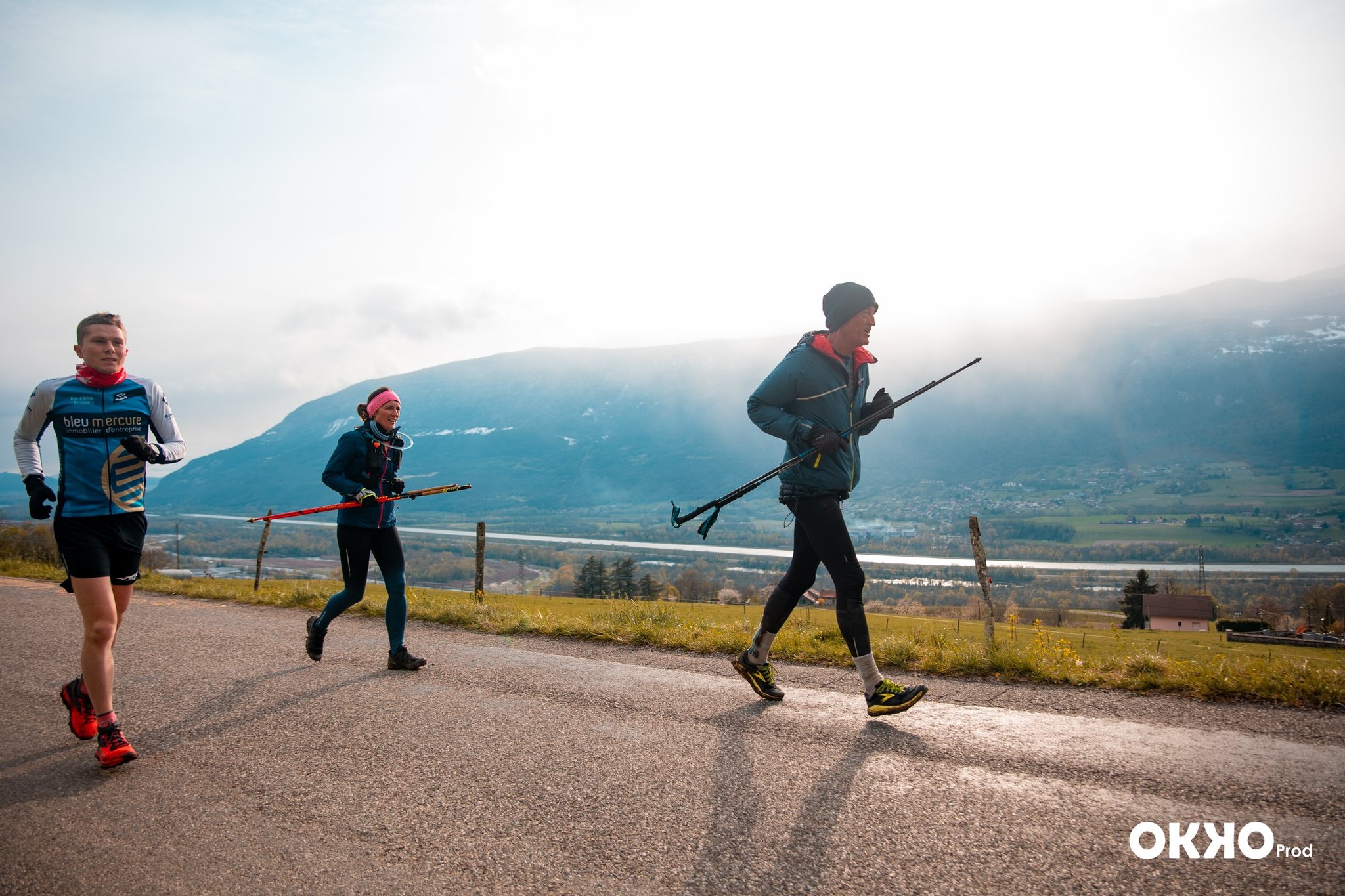 trail sur la route