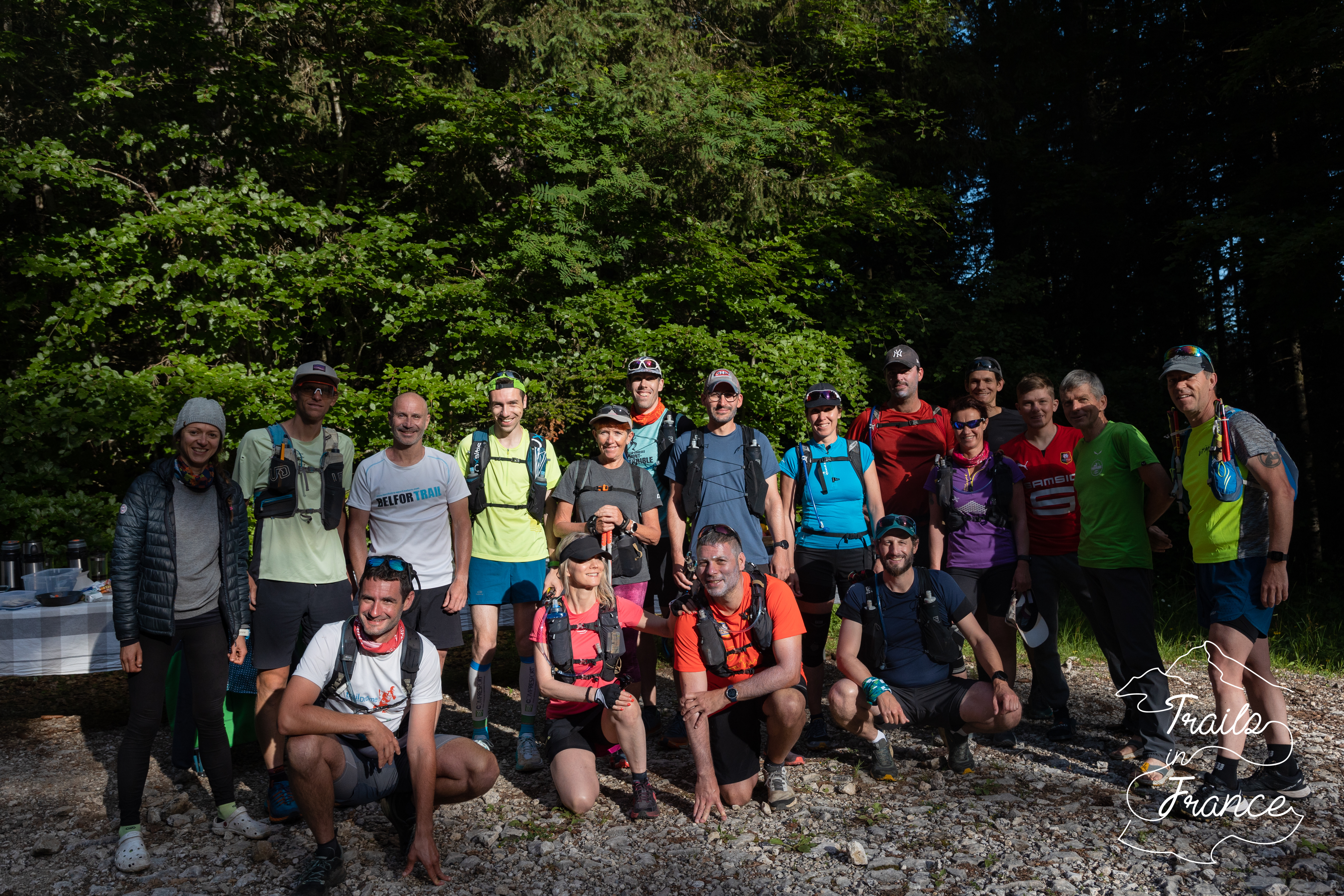 Groupe de séjour trail