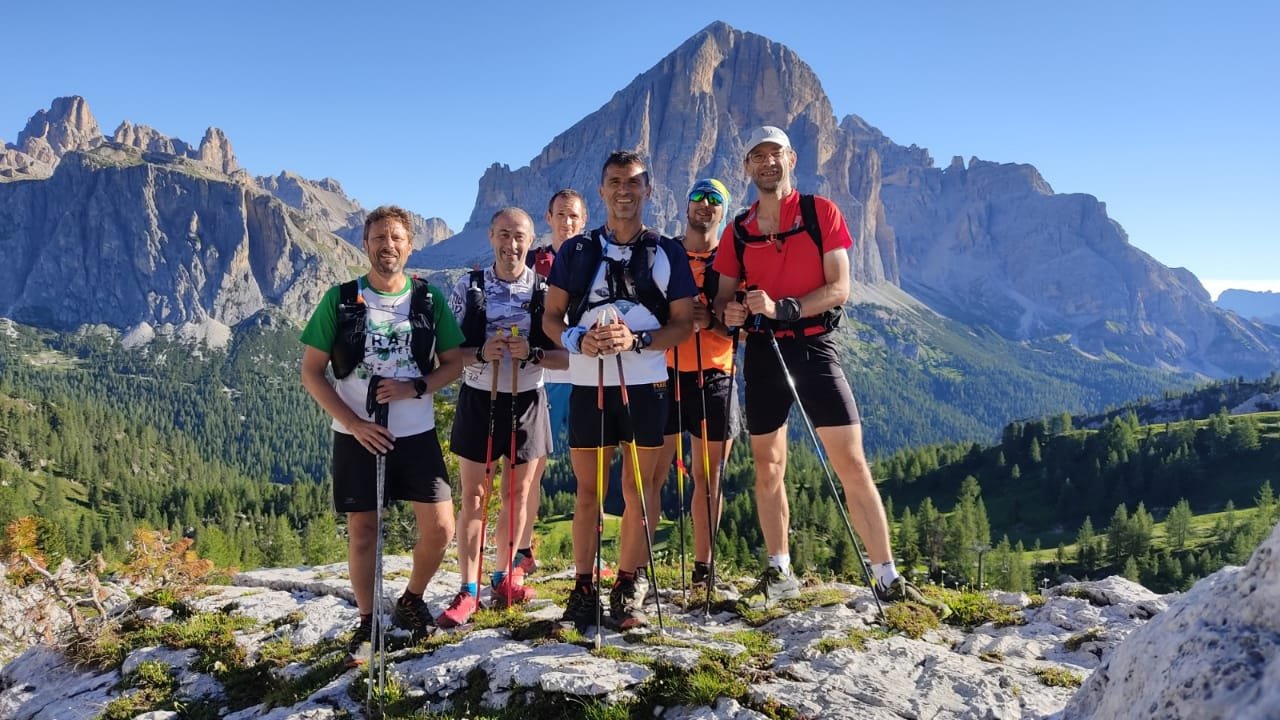 Dolomites 2022 (1) Groupe de traileurs dolomites