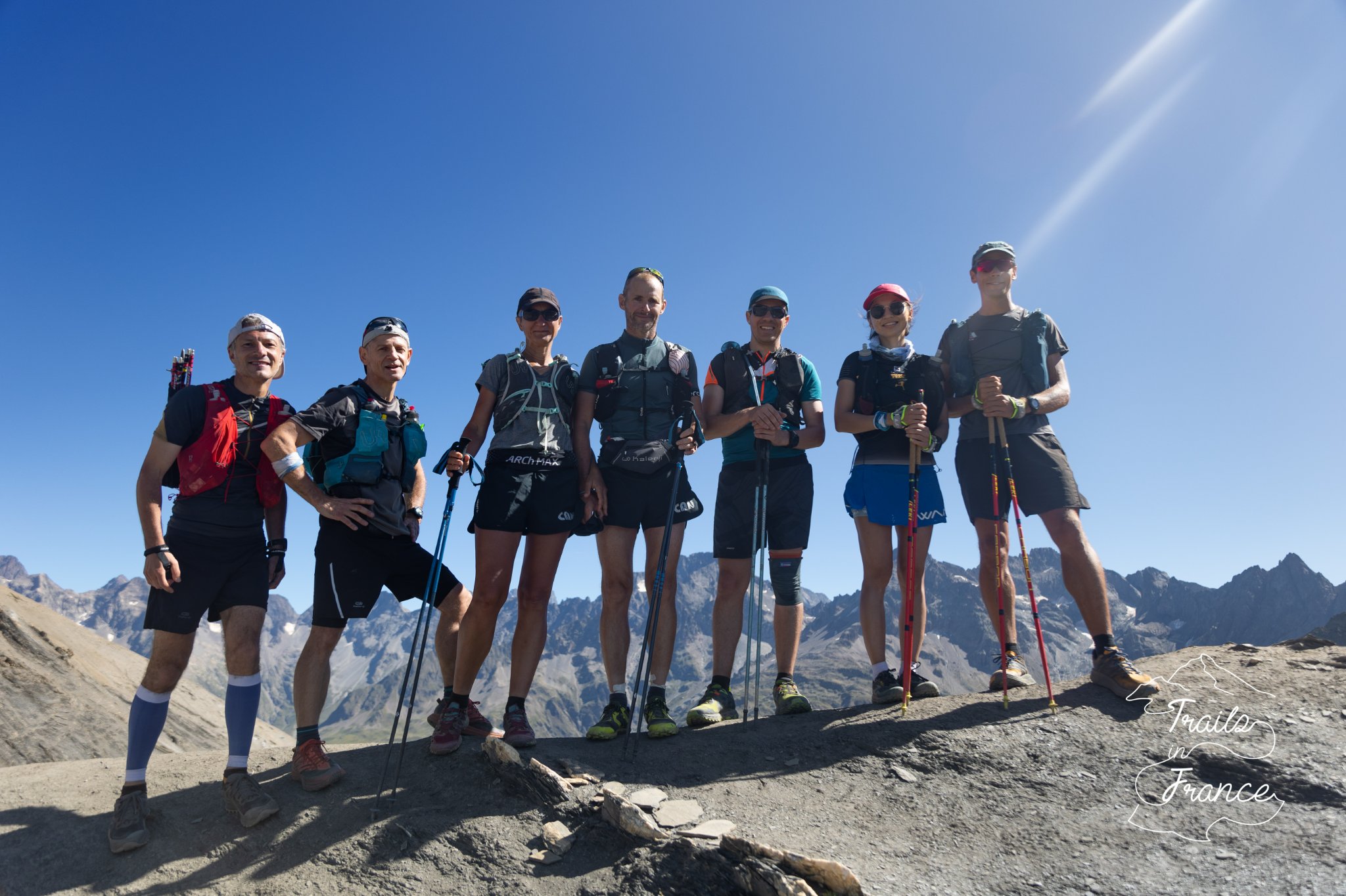 Ecrins juillet 2022 groupe de trail